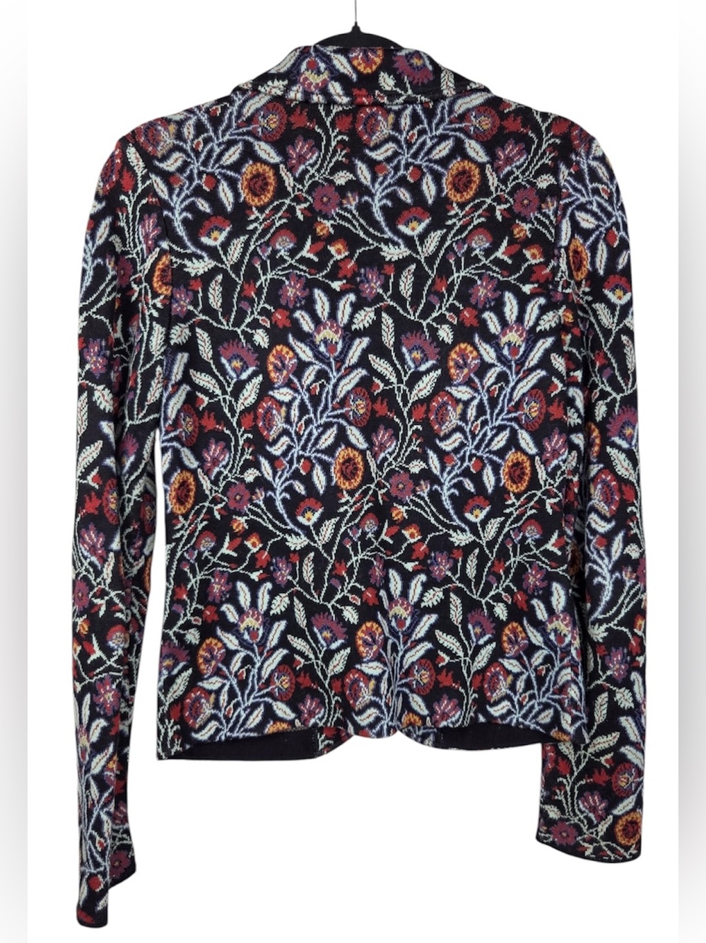 Peruvian Connection Black Floral Embroidered Blazer💕 - Picture 2 of 4